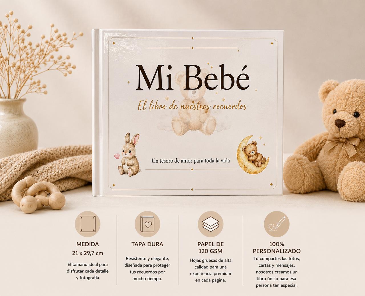 Journal Físico de Recuerdos de Mamá y Bebé