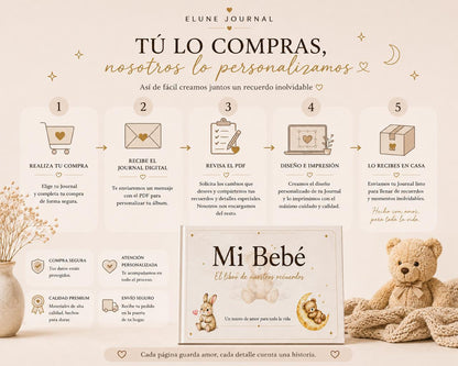 Journal Físico de Recuerdos de Mamá y Bebé